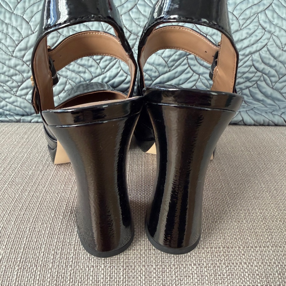Sam and Edelman black JILDIE SLINGBACK MARY JANE PUMP cute vintage vibe! - Picture 6 of 14